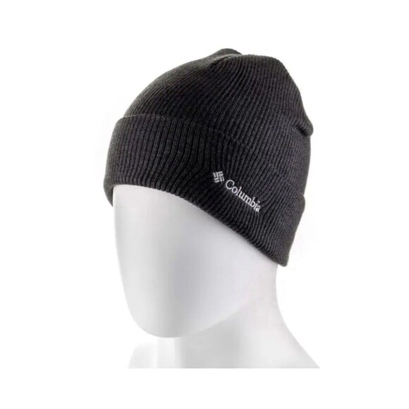 Columbia Unisex Black Beanie Hat One Size Knit Cap - Picture 1 of 3
